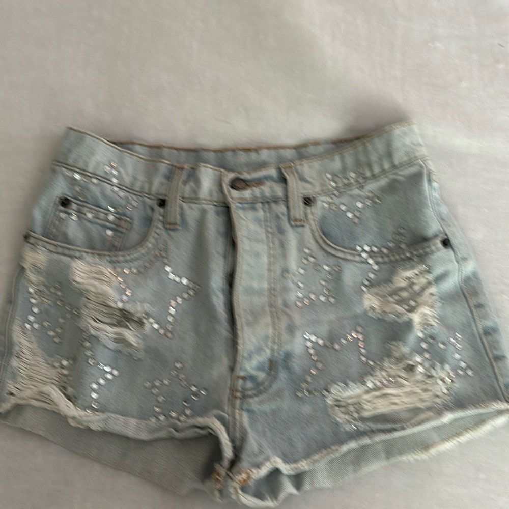 Carmar size 26 star shorts with crystals- excellent condition